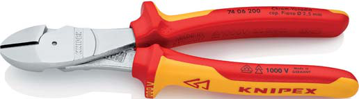 KNIPEX 74 06 200 200 mm 1000V Kuvvetli Yan Keski