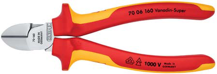 KNIPEX 70 06 160 160 mm 1000V Yan Keski