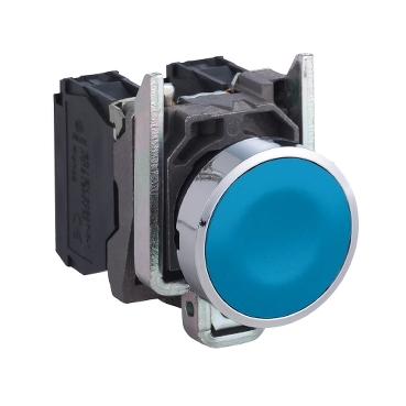 Schneider Electric XB4BA61 Harmony Mavi Buton