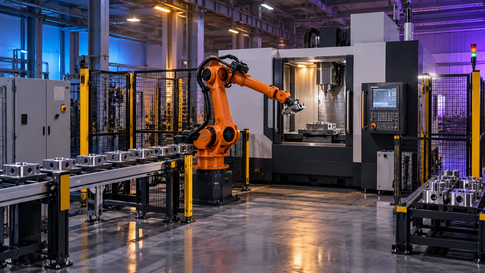 Robot hücresi — temsili sahne